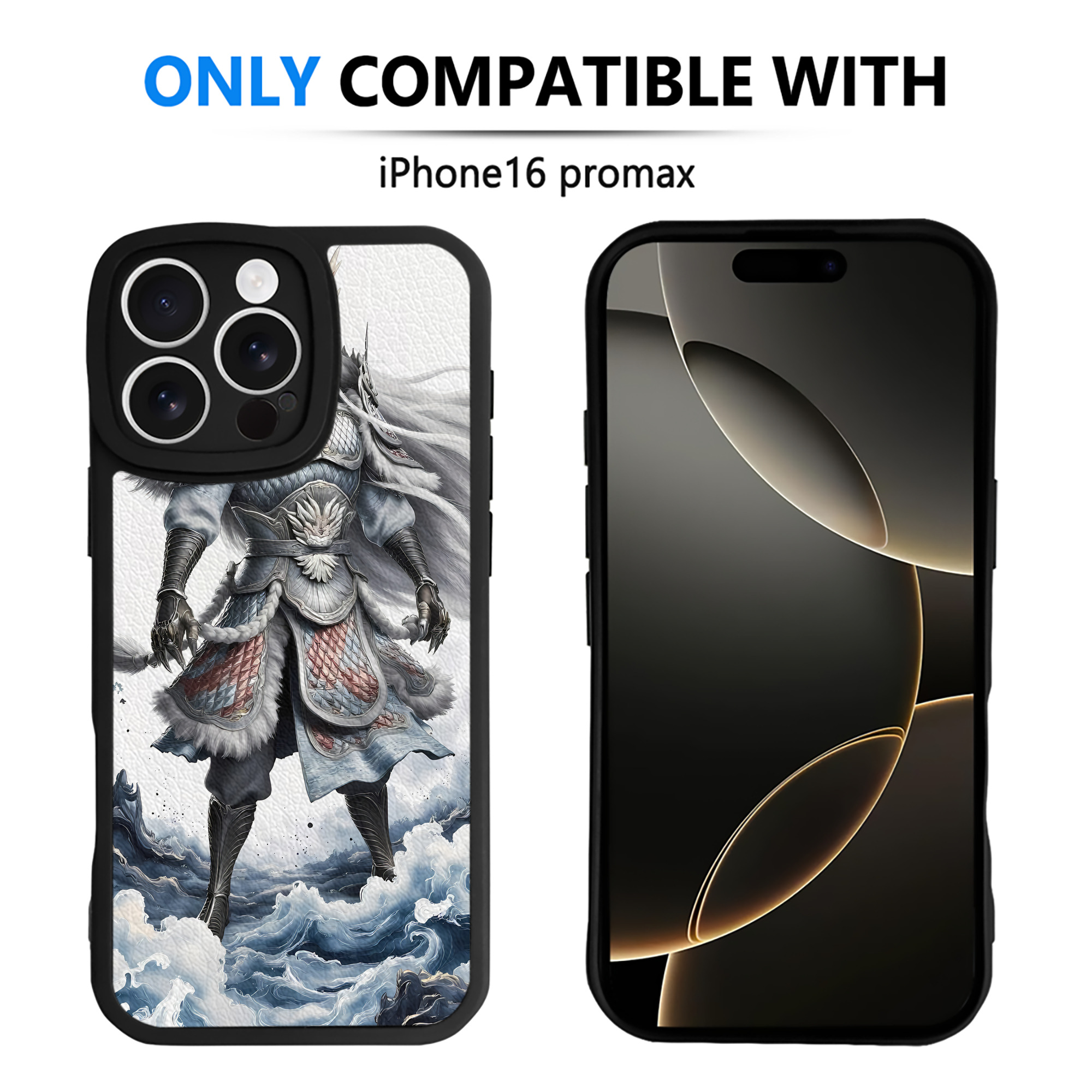 （画像用） Ne Zha 2 ナタ 魔童の大暴れ 【iPhone 16シリーズ対応】シリコンスマホケース（レザー調） 材質：シリコン